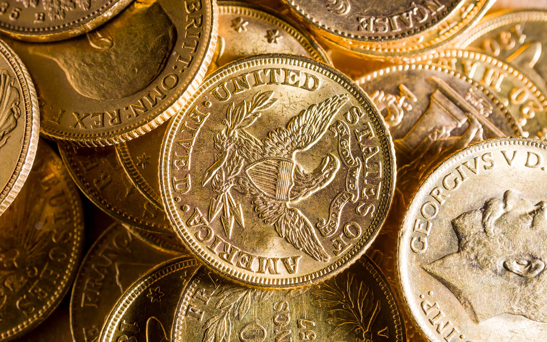 American eagle golden coin