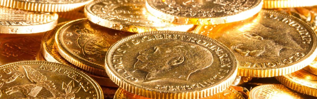 Old gold coins 