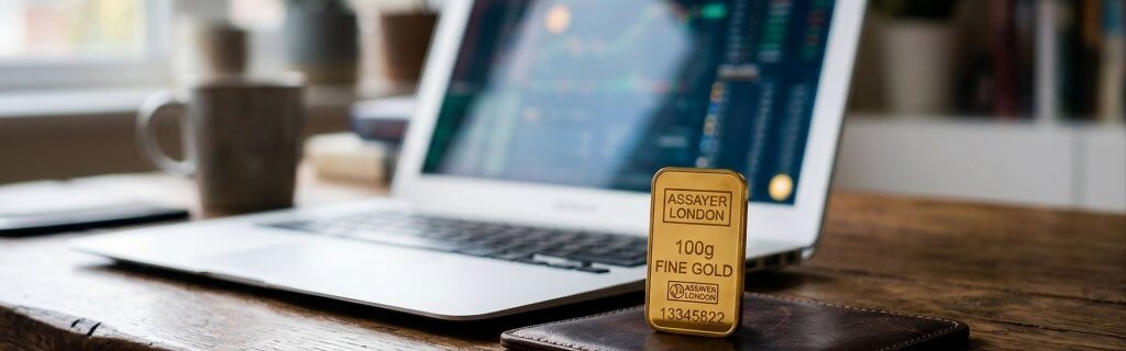 digital world and gold
